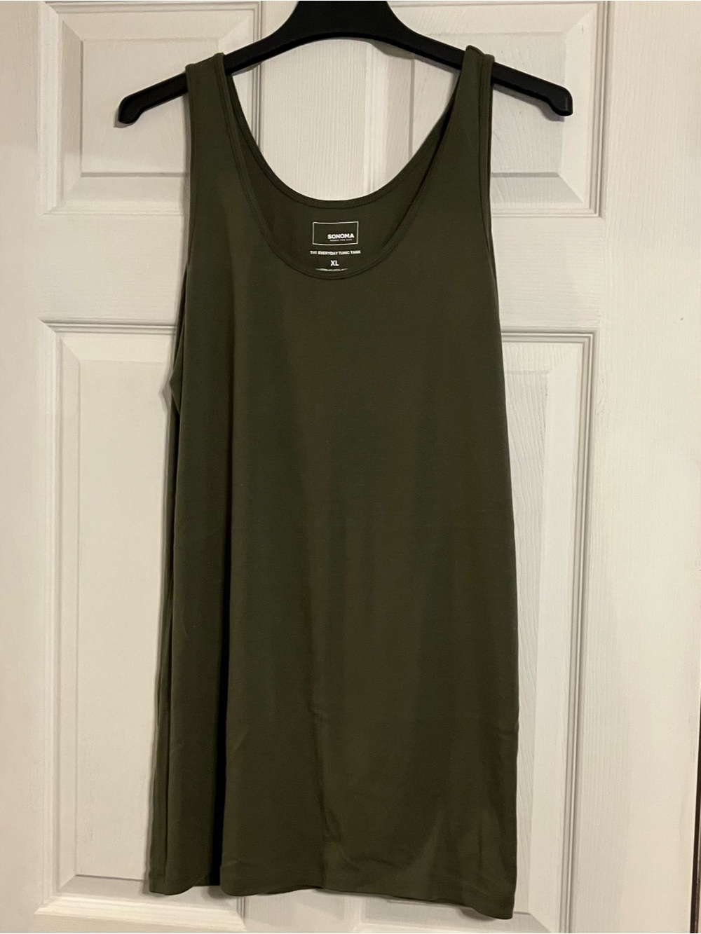 Sonoma Tunic Tank Top Olive Green Size XL